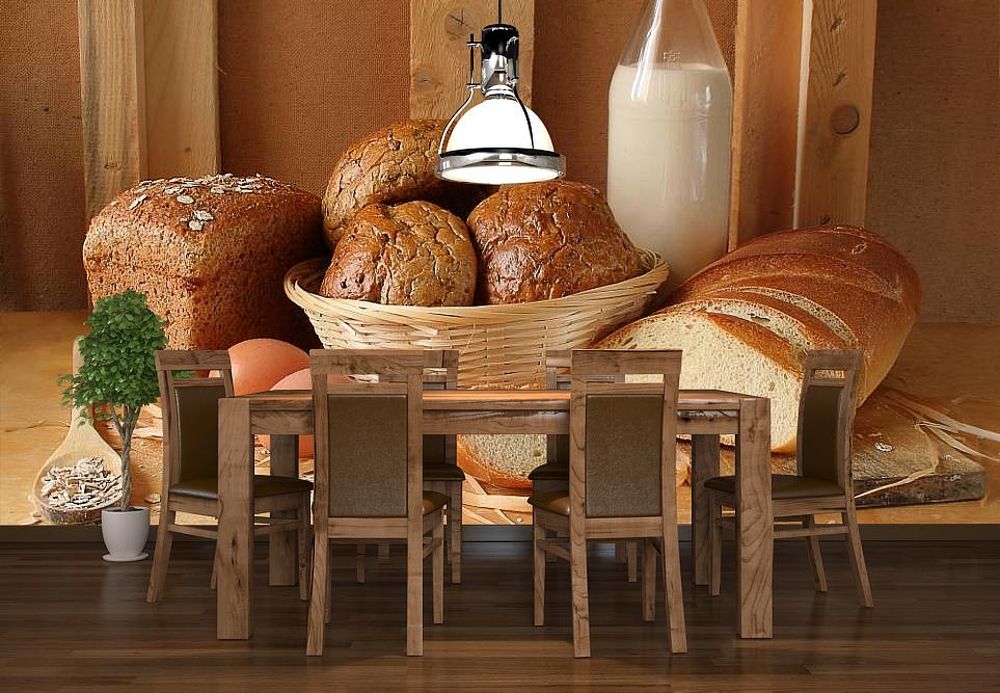 Fototapety do pizzerii pieczywo